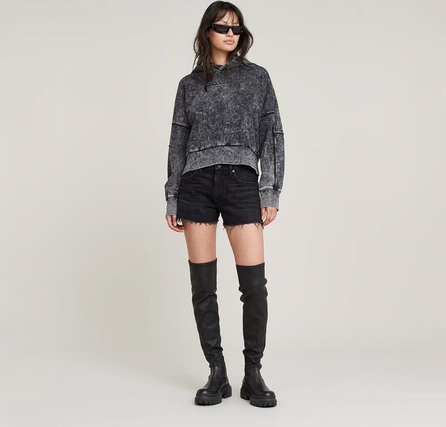 G-Star RAW True Denim Short Raw Edge Grijs Dames - Foto 5