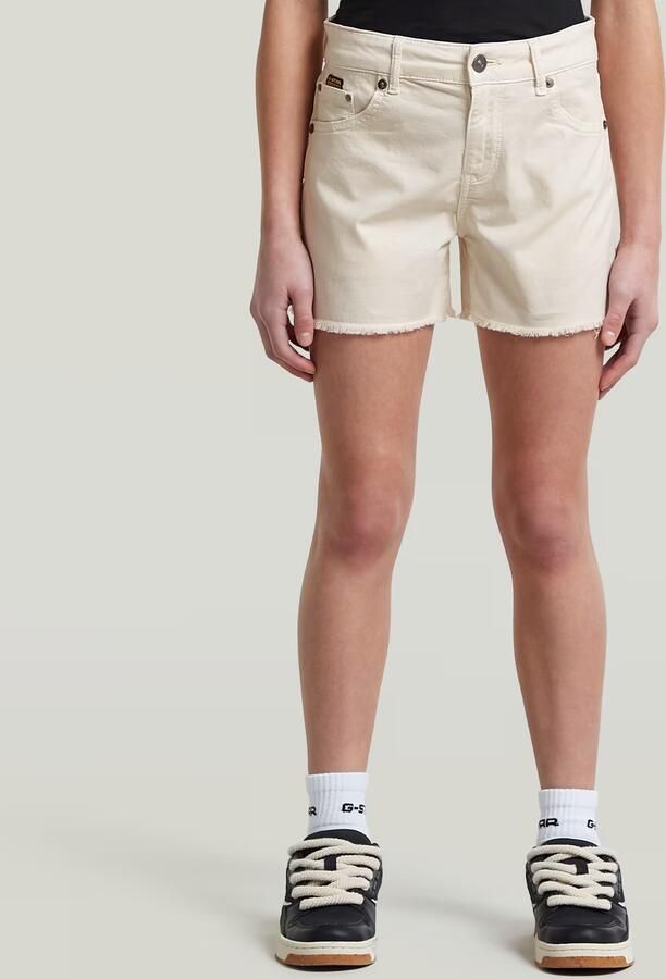 G-Star RAW True Raw Edge Short voor meisjes Beige meisjes