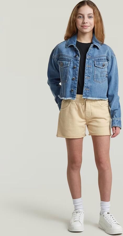 G-Star RAW True Raw Edge Short voor meisjes Beige meisjes - Foto 6