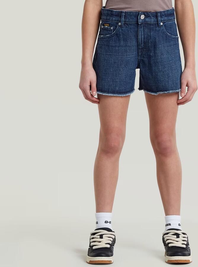 G-Star RAW True Raw Edge Short voor meisjes Donkerblauw meisjes