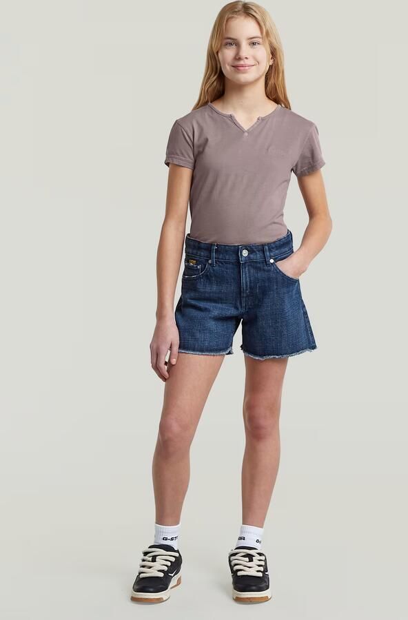 G-Star RAW True Raw Edge Short voor meisjes Donkerblauw meisjes - Foto 4