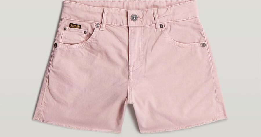 G-Star RAW True Raw Edge Short voor meisjes Roze meisjes - Foto 3