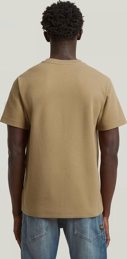 G-STAR RAW Heren Polo's & T-shirts True Regular Structured R T Camel - Foto 14