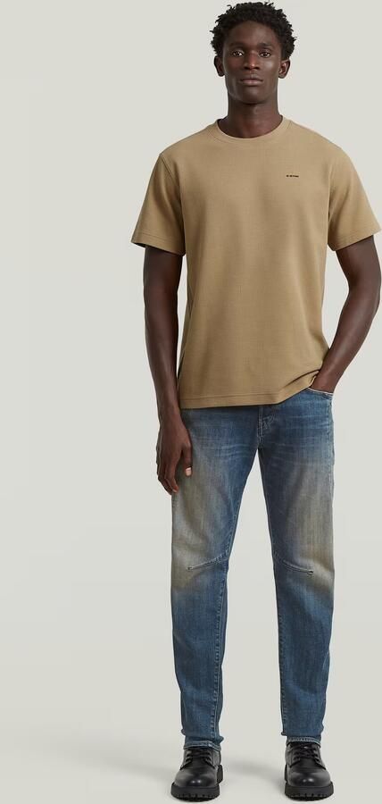 G-STAR RAW Heren Polo's & T-shirts True Regular Structured R T Camel - Foto 15