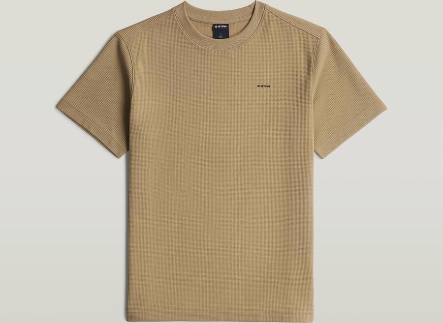 G-STAR RAW Heren Polo's & T-shirts True Regular Structured R T Camel - Foto 13