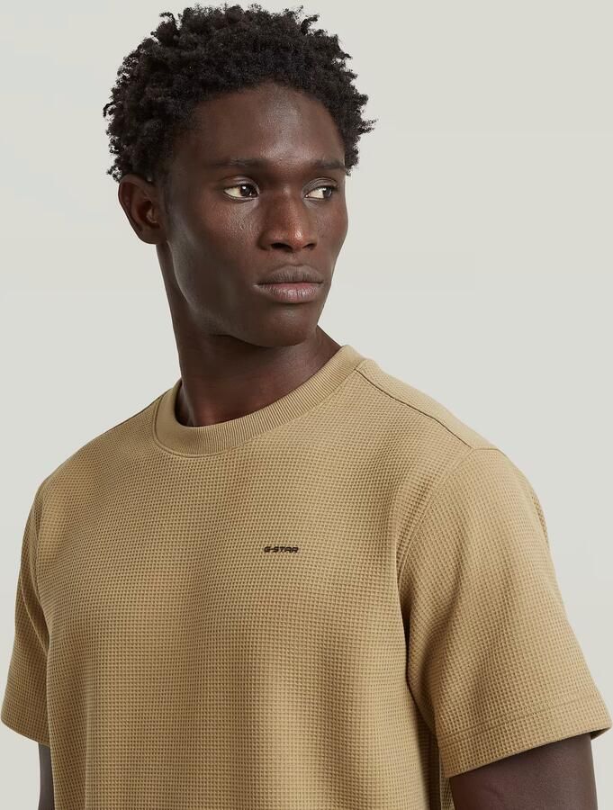 G-STAR RAW Heren Polo's & T-shirts True Regular Structured R T Camel - Foto 9