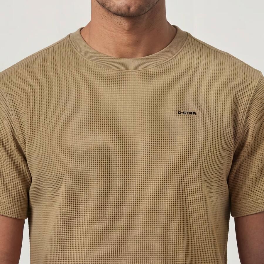 G-STAR RAW Heren Polo's & T-shirts True Regular Structured R T Camel - Foto 9