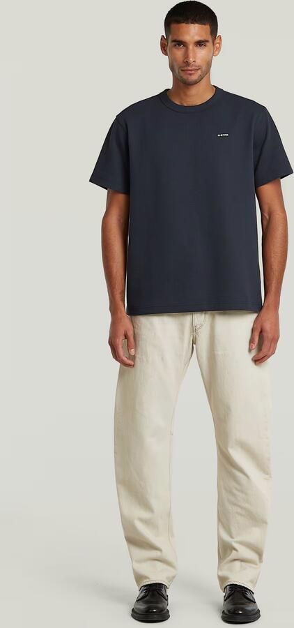 G-Star RAW True Regular Structured T-Shirt Donkerblauw Heren - Foto 10