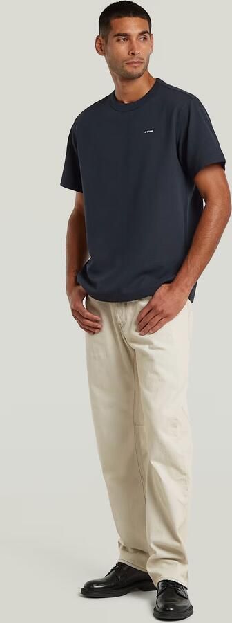 G-Star RAW True Regular Structured T-Shirt Donkerblauw Heren - Foto 11