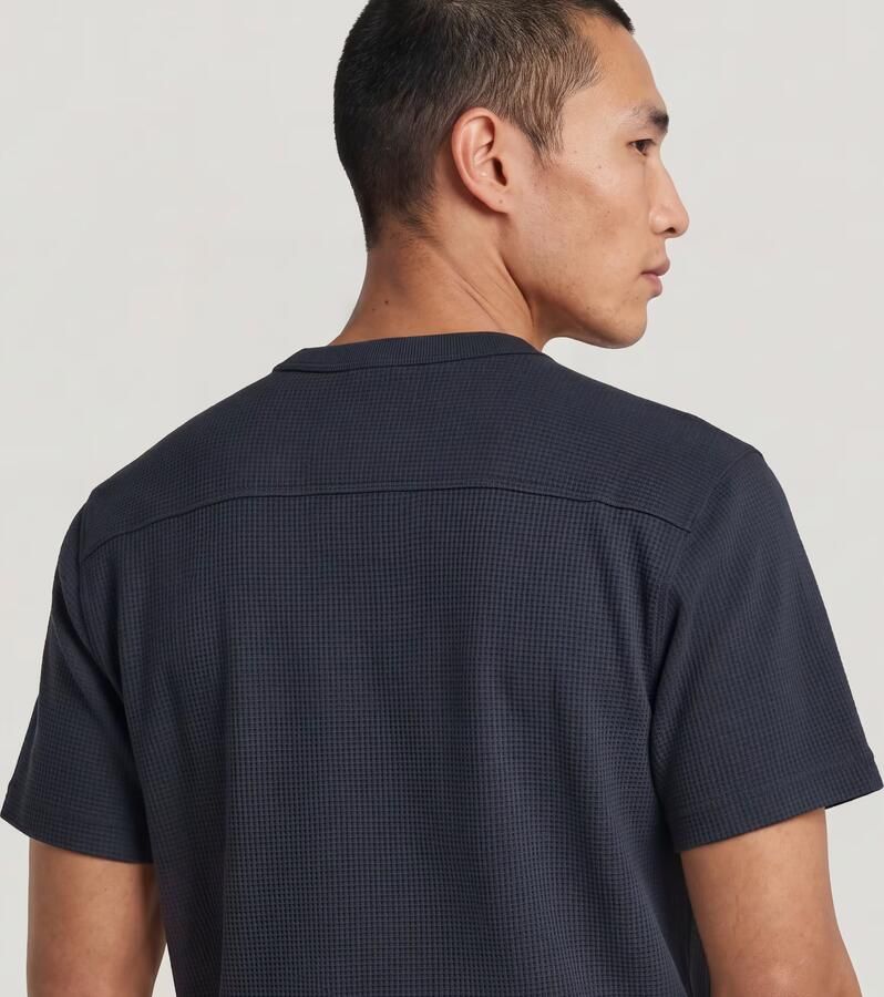 G-Star RAW True Regular Structured T-Shirt Donkerblauw Heren - Foto 7