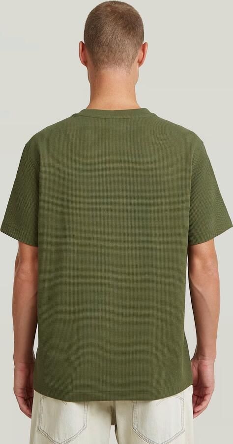 G-STAR RAW Heren Polo's & T-shirts True Regular Structured R T Olijf - Foto 11