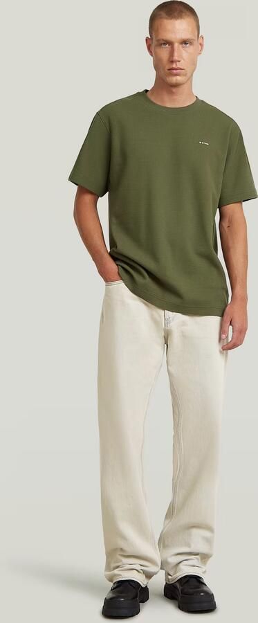 G-STAR RAW Heren Polo's & T-shirts True Regular Structured R T Olijf - Foto 13