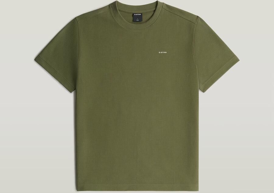 G-STAR RAW Heren Polo's & T-shirts True Regular Structured R T Olijf - Foto 10