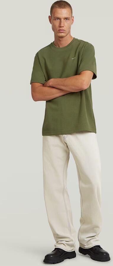 G-STAR RAW Heren Polo's & T-shirts True Regular Structured R T Olijf - Foto 12