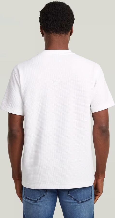 G-Star RAW True Regular Structured T-Shirt Wit Heren - Foto 10