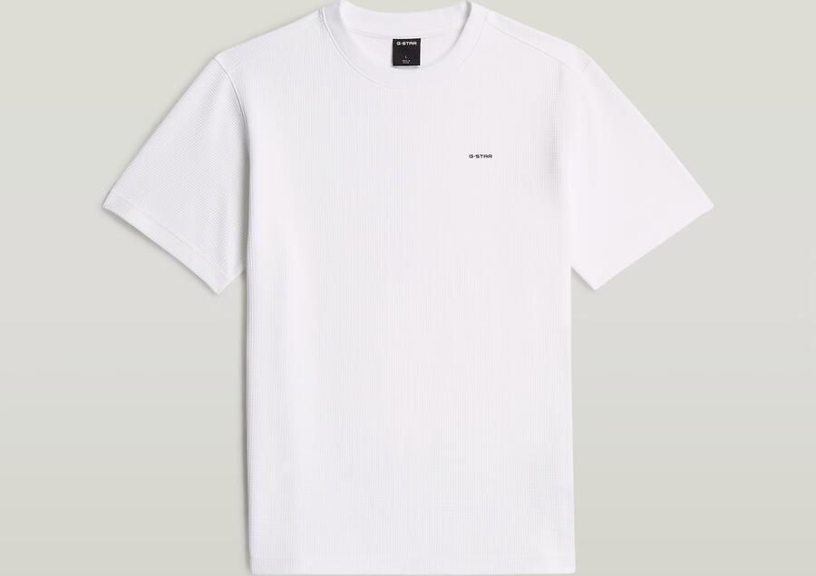 G-Star RAW True Regular Structured T-Shirt Wit Heren - Foto 6