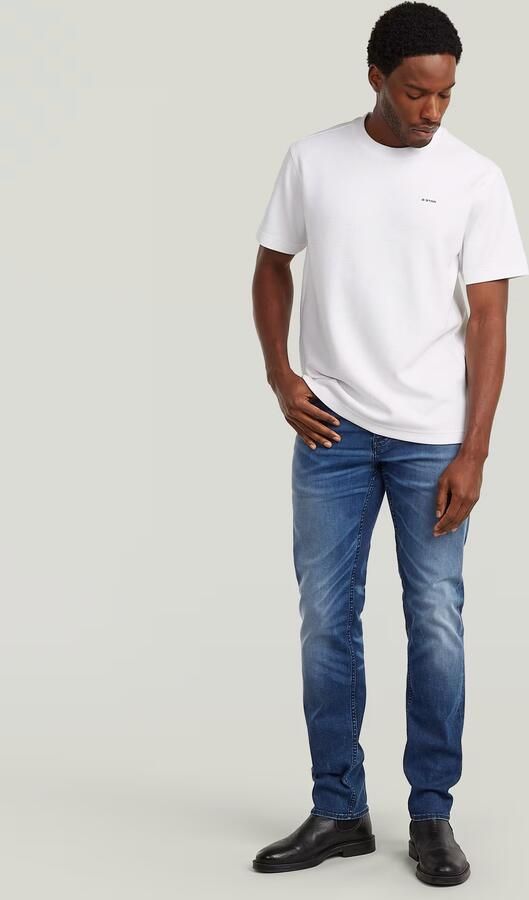 G-Star RAW True Regular Structured T-Shirt Wit Heren - Foto 9
