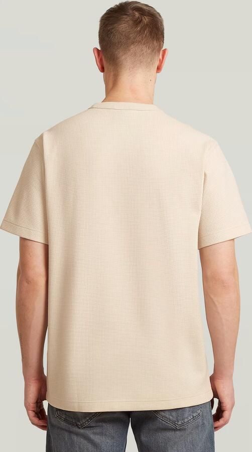 G-Star RAW True Regular Structured T-Shirt Wit Heren - Foto 7
