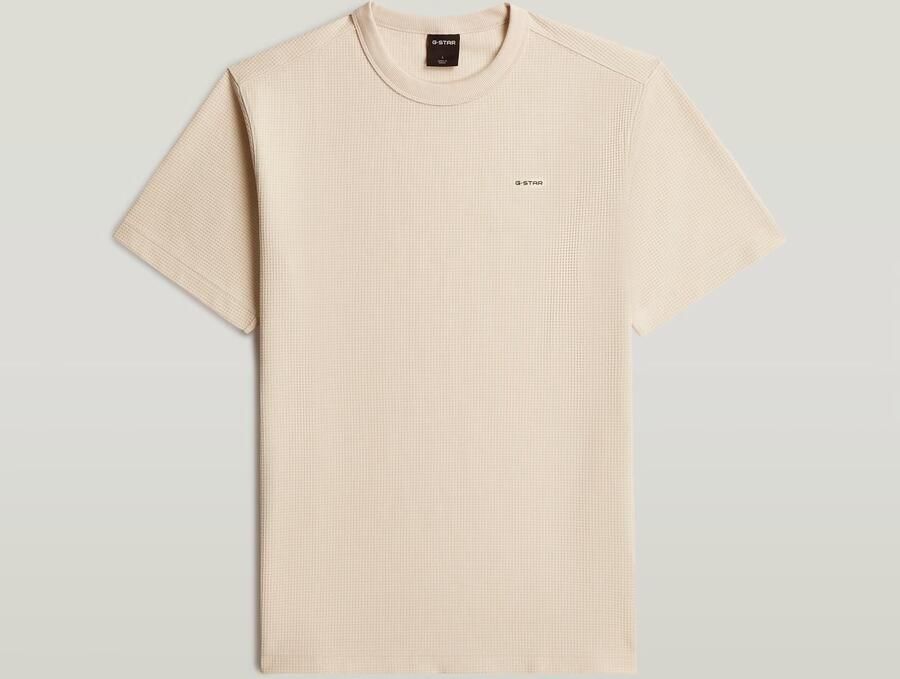 G-Star RAW True Regular Structured T-Shirt Wit Heren - Foto 6