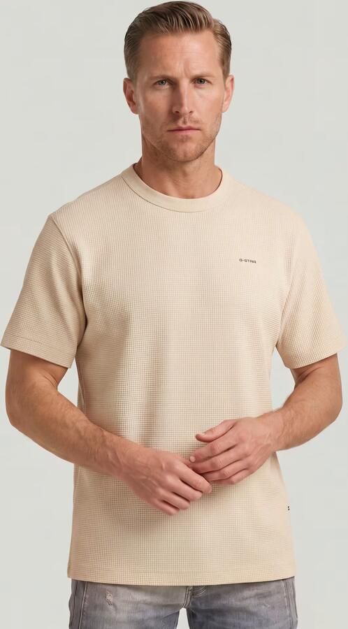 G-Star RAW True Regular Structured T-Shirt Wit Heren - Foto 5