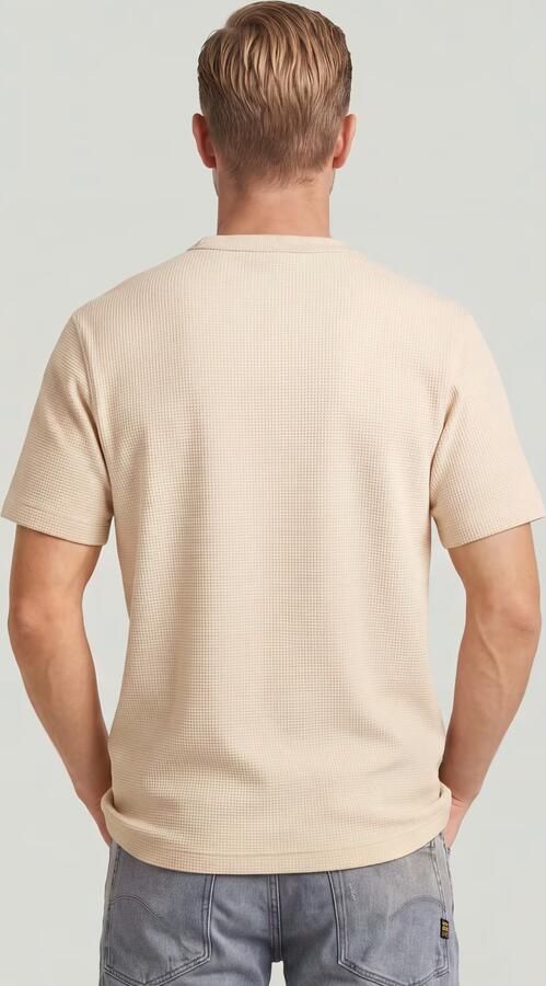 G-Star RAW True Regular Structured T-Shirt Wit Heren - Foto 4