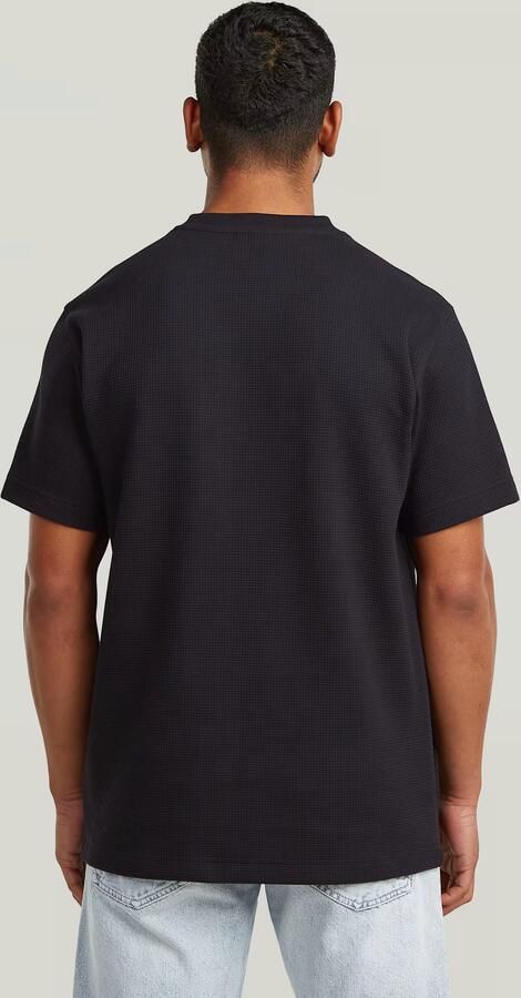 G-Star RAW True Regular Structured T-Shirt Zwart Heren - Foto 9