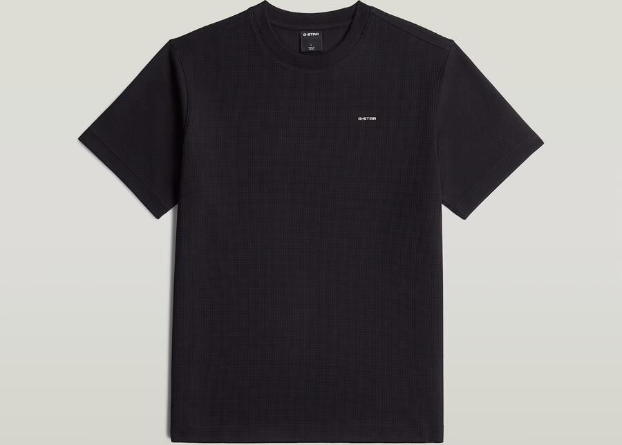 G-Star RAW True Regular Structured T-Shirt Zwart Heren - Foto 7