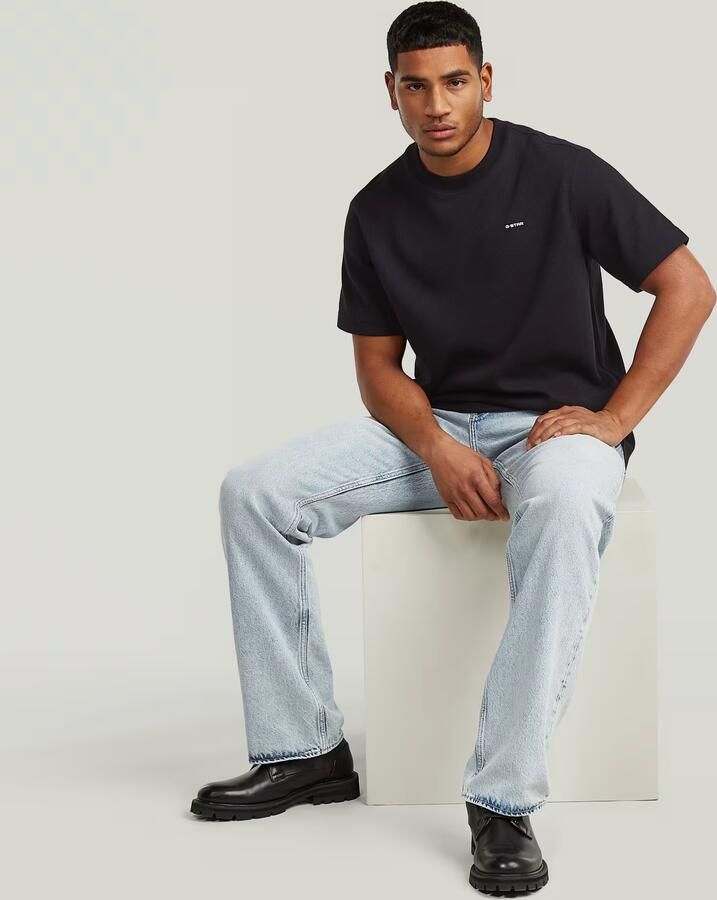 G-Star RAW True Regular Structured T-Shirt Zwart Heren - Foto 3