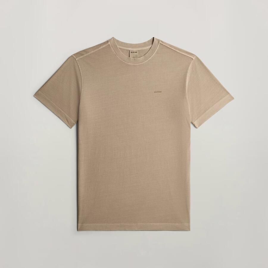 G-Star RAW True Regular T-Shirt Beige Heren