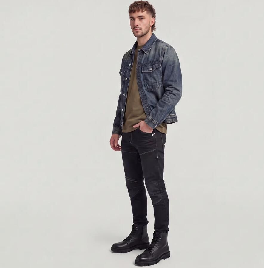 G-STAR RAW Heren Truien & Vesten True Regular R T L\s Groen - Foto 10