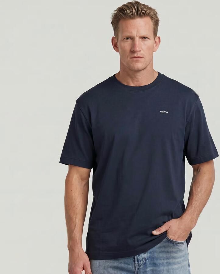 G-STAR RAW Heren Polo's & T-shirts True Regular R T Donkerblauw - Foto 9
