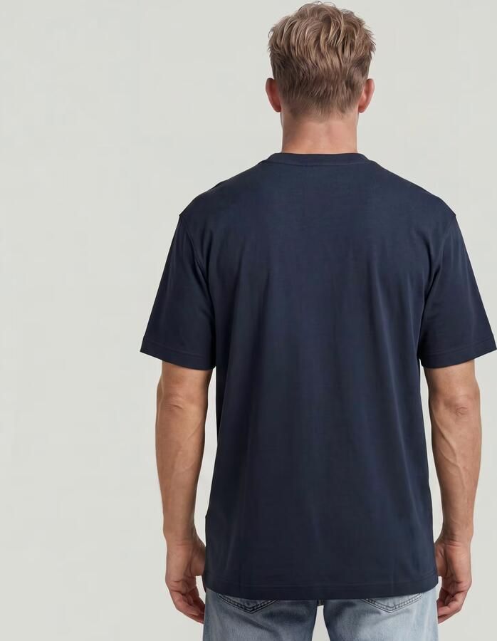 G-STAR RAW Heren Polo's & T-shirts True Regular R T Donkerblauw - Foto 10