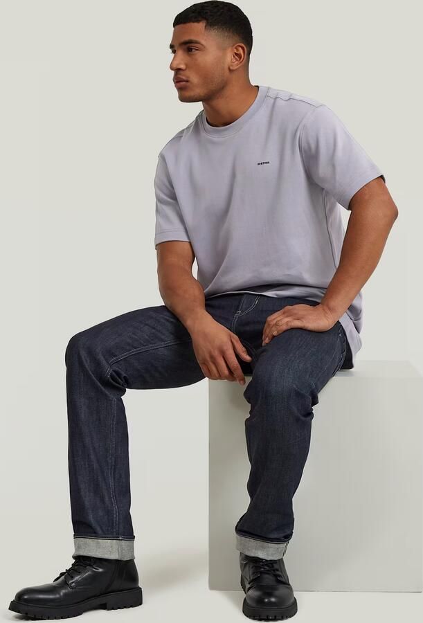 G-STAR RAW Heren Polo's & T-shirts True Regular R T Lila - Foto 10