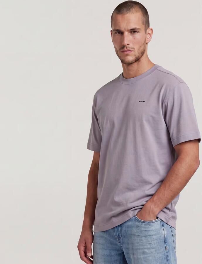 G-STAR RAW Heren Polo's & T-shirts True Regular R T Lila - Foto 10