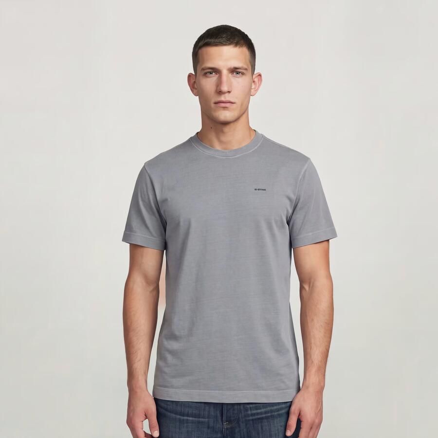 G-Star RAW True Regular T-Shirt Grijs Heren