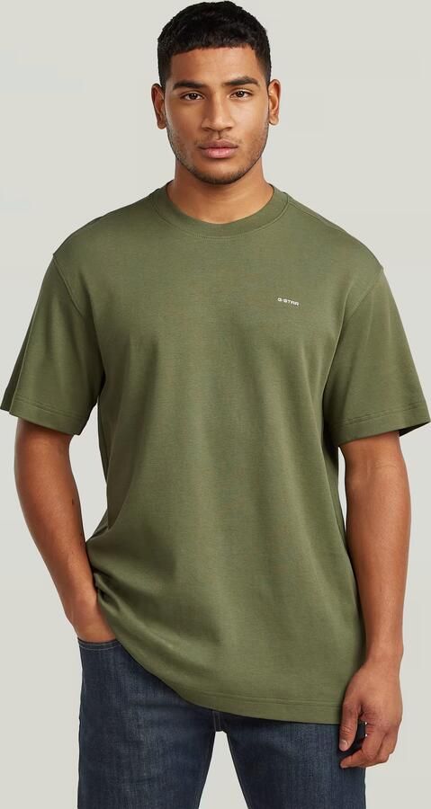 G-STAR RAW Heren Polo's & T-shirts True Regular R T Khaki - Foto 5