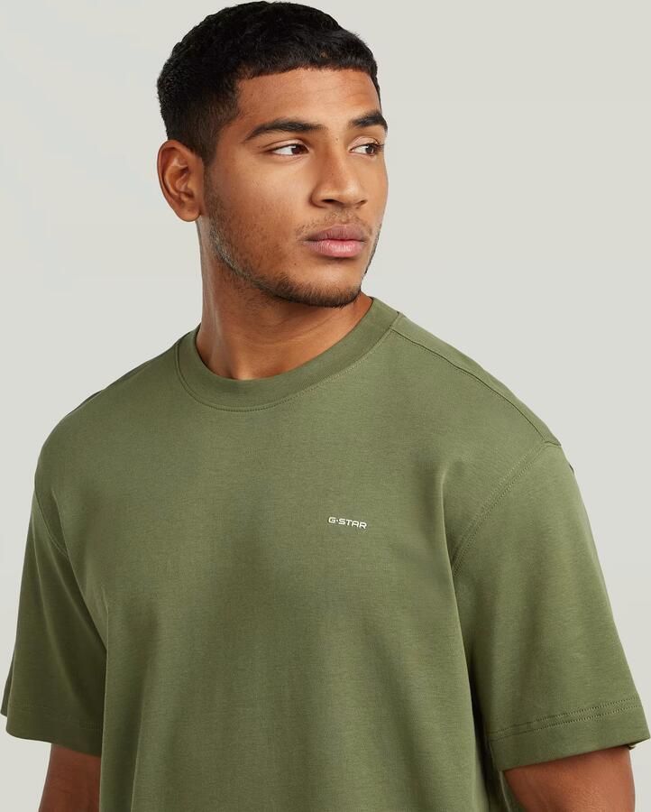G-STAR RAW Heren Polo's & T-shirts True Regular R T Khaki - Foto 7