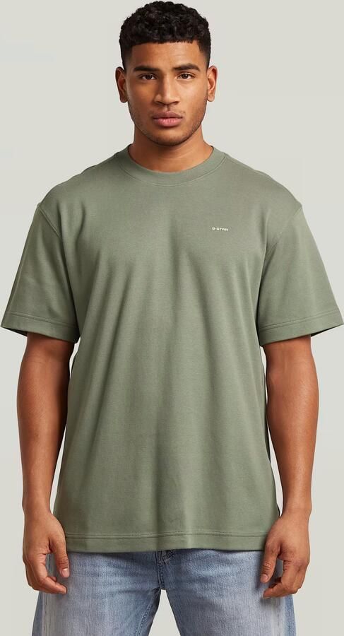 G-Star RAW True Regular T-Shirt Groen Heren - Foto 4