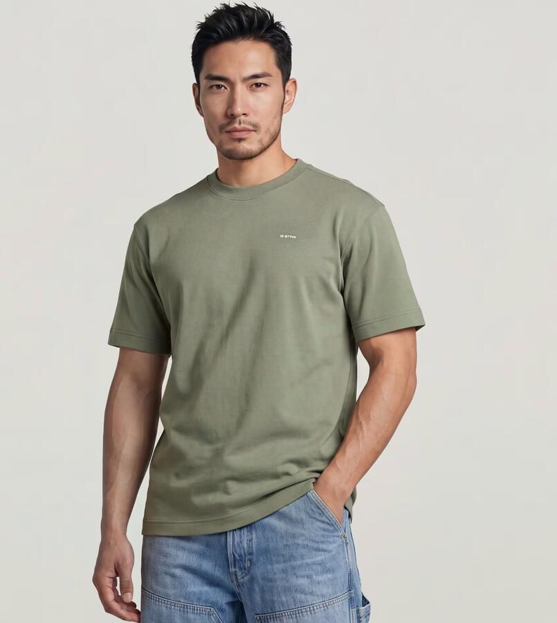 G-Star RAW True Regular T-Shirt Groen Heren - Foto 8