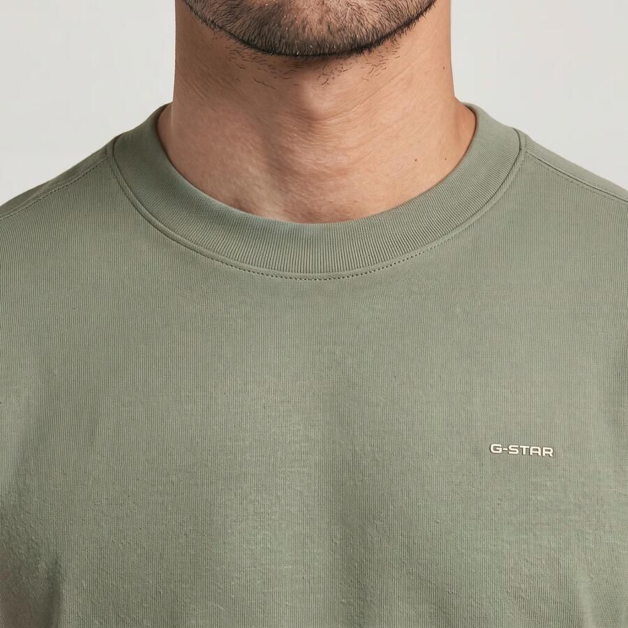 G-Star RAW True Regular T-Shirt Groen Heren - Foto 6