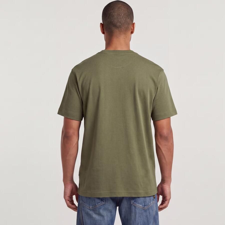 G-STAR RAW Heren Polo's & T-shirts True Regular R T Khaki - Foto 10