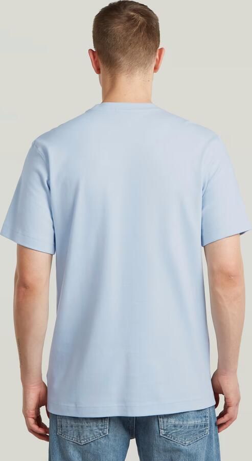 G-Star RAW True Regular T-Shirt Lichtblauw Heren - Foto 6