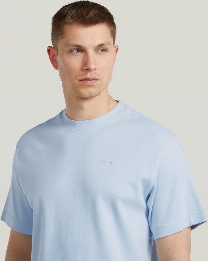 G-Star RAW True Regular T-Shirt Lichtblauw Heren - Foto 4
