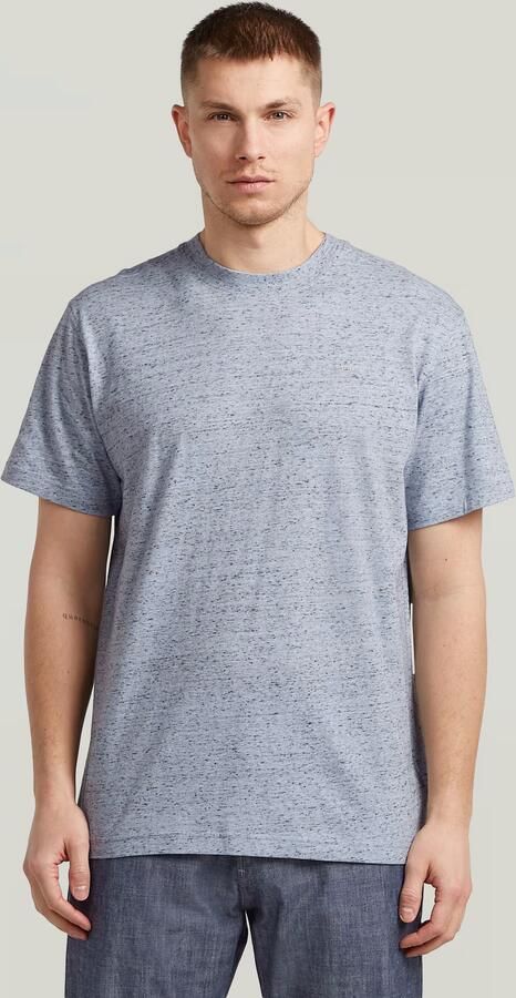 G-Star RAW True Regular T-Shirt Lichtblauw Heren