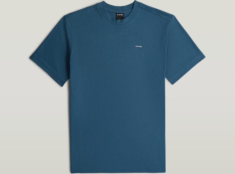 G-Star RAW True Regular T-Shirt Midden blauw Heren - Foto 6