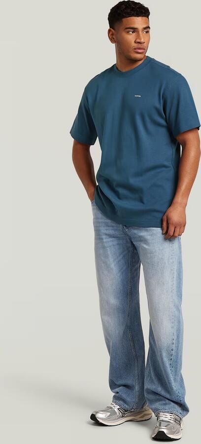 G-Star RAW True Regular T-Shirt Midden blauw Heren - Foto 10