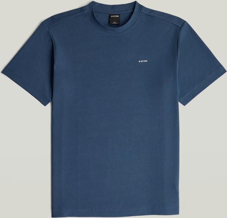 G-Star RAW True Regular T-Shirt Midden blauw Heren - Foto 6