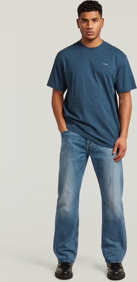 G-Star RAW True Regular T-Shirt Midden blauw Heren - Foto 6