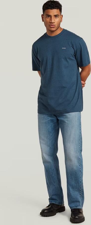 G-Star RAW True Regular T-Shirt Midden blauw Heren - Foto 7