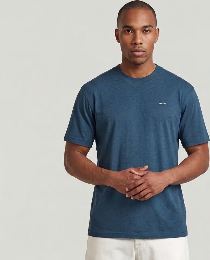 G-Star RAW True Regular T-Shirt Midden blauw Heren - Foto 4
